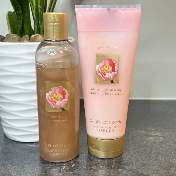 Victoria's Secret Garden MY DESIRE Luxurious Shower Gel &‎ Hand And Body Cream - Picture 1 of 10